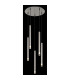 Ryan Cluster Pendant Ceiling Light Nickel Matt 5x G9-3