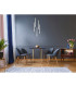 Ryan Cluster Pendant Ceiling Light Nickel Matt 5x G9-4