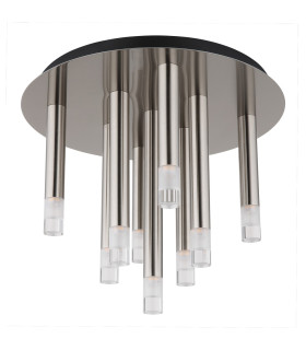 Ryan Multi Arm Semi Flush Ceiling Lamp Nickel Matt 9x G9-2