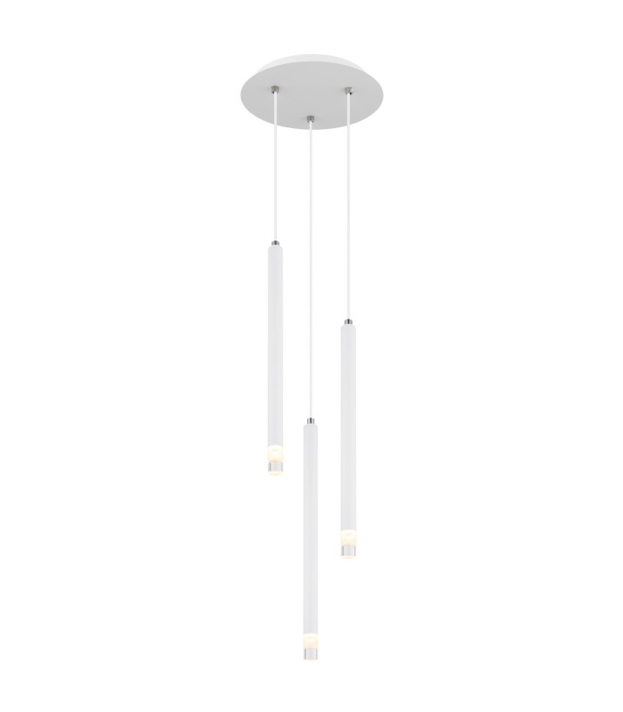 Ryan Cluster Pendant Ceiling Light White Matt 3x G9-1