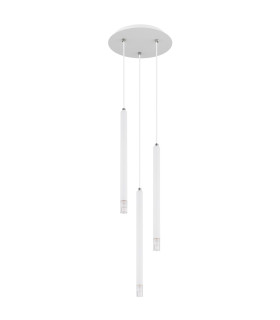 Ryan Cluster Pendant Ceiling Light White Matt 3x G9-2