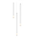 Ryan Cluster Pendant Ceiling Light White Matt 3x G9-3