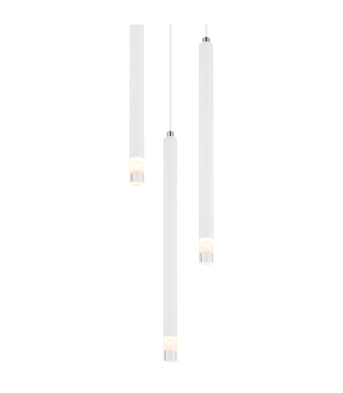 Ryan Cluster Pendant Ceiling Light White Matt 3x G9-3