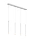Ryan Bar Pendant Ceiling Light White Matt 4x G9-1