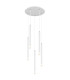 Ryan Cluster Pendant Ceiling Light White Matt 5x G9-1