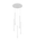 Ryan Cluster Pendant Ceiling Light White Matt 5x G9-2