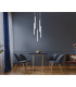 Ryan Cluster Pendant Ceiling Light White Matt 5x G9-5