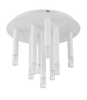 Ryan Multi Arm Semi Flush Ceiling Lamp White Matt 9x G9-2