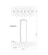 Udo Bar Pendant Ceiling Light Nickel Matt Balls Opal Glass Shade 6x E14-4