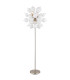 Udo Multi Arm Floor Lamp Nickel Matt Balls Opal Glass Shade 6x E14-2