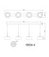 Fogsy Bar Pendant Ceiling Light Matt Black Smoke Glass Shade 4x LED 4000K-6