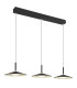 Lampone Bar Pendant Ceiling Light Matt Black 3x LED 4000K-1