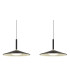 Lampone Bar Pendant Ceiling Light Matt Black 3x LED 4000K-4