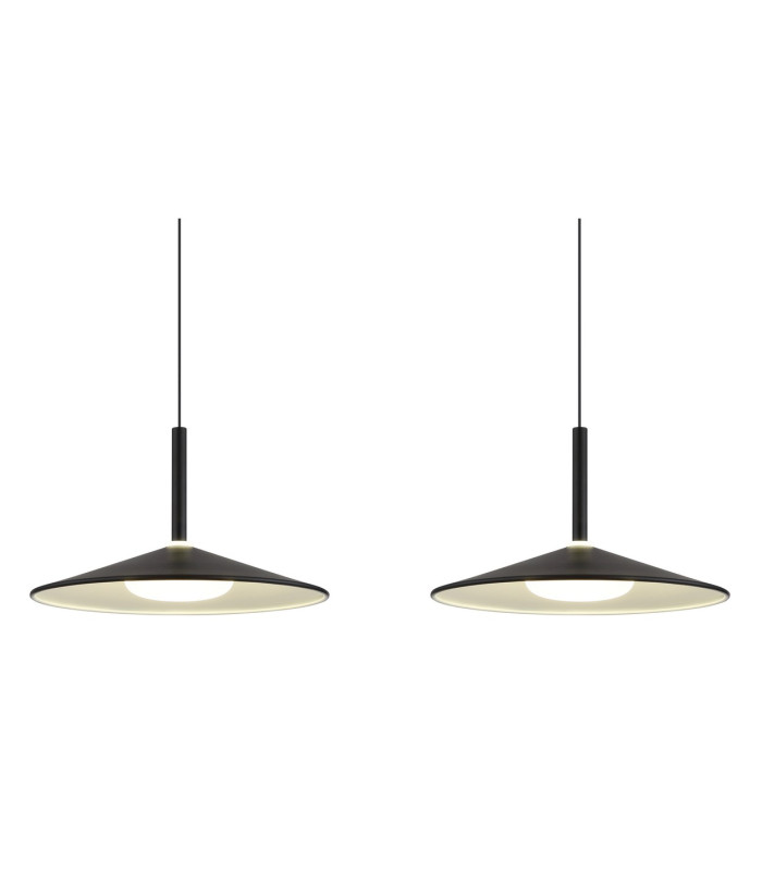 Lampone Bar Pendant Ceiling Light Matt Black 3x LED 4000K-4