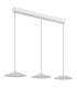 Lampone Bar Pendant Ceiling Light White Matt 3x LED 4000K-2