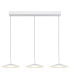 Lampone Bar Pendant Ceiling Light White Matt 3x LED 4000K-3