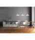 Lampone Bar Pendant Ceiling Light White Matt 3x LED 4000K-5