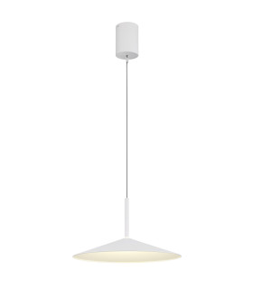Lampone Dome Pendant Ceiling Light White Matt LED 4000K-1