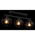 Tamara Semi Flush Ceiling Light Matt Black 3x E27-5