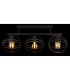 Tamara Semi Flush Ceiling Light Matt Black 3x E27-6