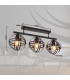 Tamara Semi Flush Ceiling Light Matt Black 3x E27-8