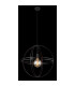 Tamara 50cm Spherical Pendant Ceiling Light Matt Black 1x E27-4