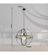 Tamara 50cm Spherical Pendant Ceiling Light Matt Black 1x E27-6