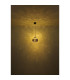 Firefly Globe Pendant Ceiling Light Matt Black Smoke Glass Shade LED 3000K-4