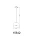 Firefly Globe Pendant Ceiling Light Matt Black Smoke Glass Shade LED 3000K-8