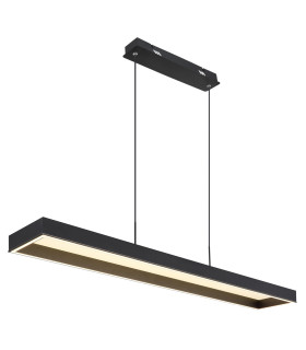 Sola Bar Pendant Ceiling Light Matt Black LED Dimmable 2700-6500K Remote Control Timer-1