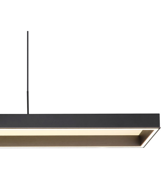 Sola Bar Pendant Ceiling Light Matt Black LED Dimmable 2700-6500K Remote Control Timer-4