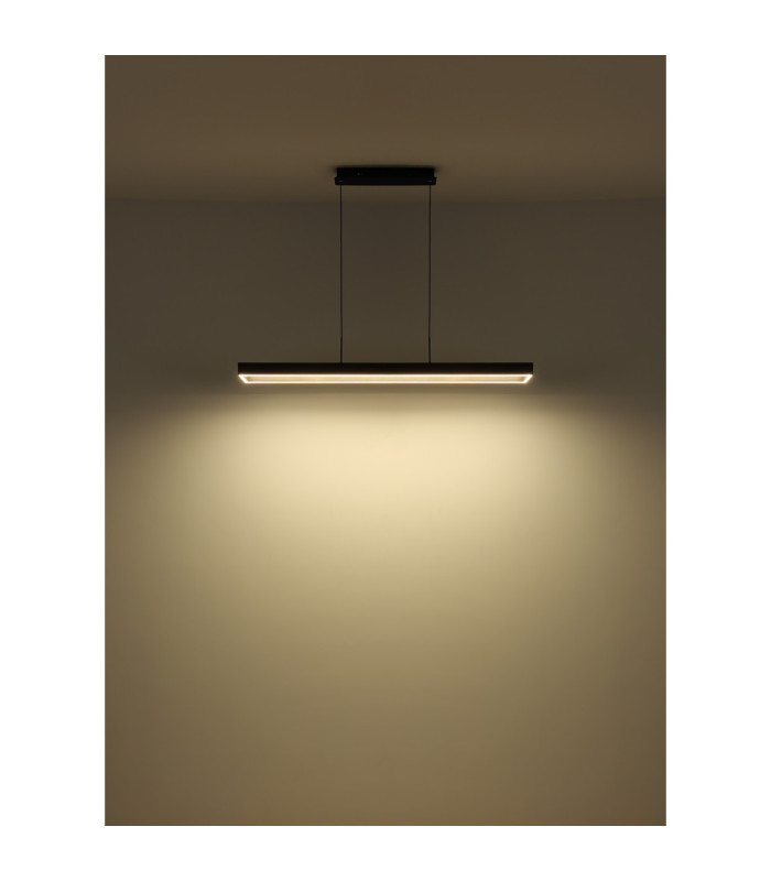 Sola Bar Pendant Ceiling Light Matt Black LED Dimmable 2700-6500K Remote Control Timer-7
