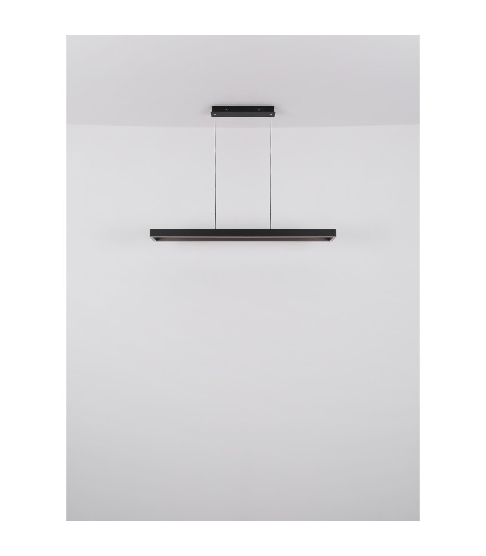 Sola Bar Pendant Ceiling Light Matt Black LED Dimmable 2700-6500K Remote Control Timer-9