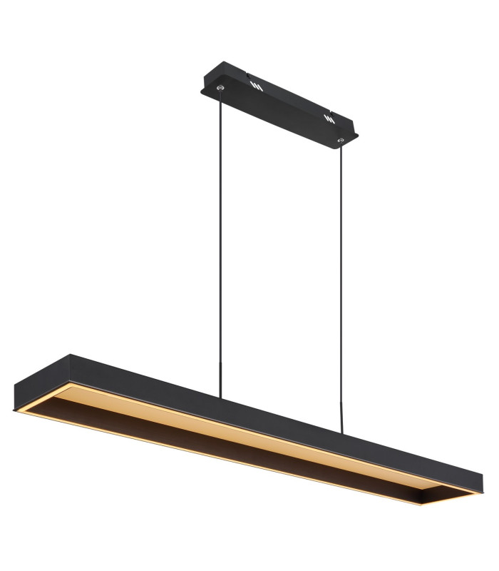 Sola Bar Pendant Ceiling Light Matt Black LED Dimmable 2700-6500K Remote Control Timer-12