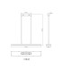 Sola Bar Pendant Ceiling Light Matt Black LED Dimmable 2700-6500K Remote Control Timer-13