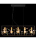 Lisbon Bar Pendant Ceiling Light Matt Black 5x E27-6