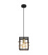 Lisbon Pendant Ceiling Light Matt Black 1x E27-3