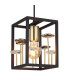 Lisbon Pendant Ceiling Light Matt Black 1x E27-4