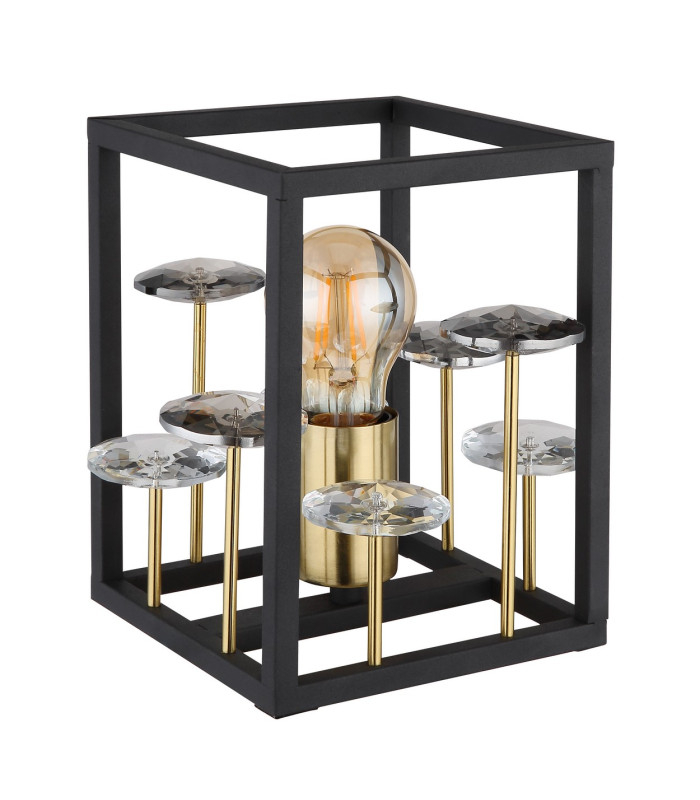 Lisbon Table Lamp Matt Black 1x E27-2