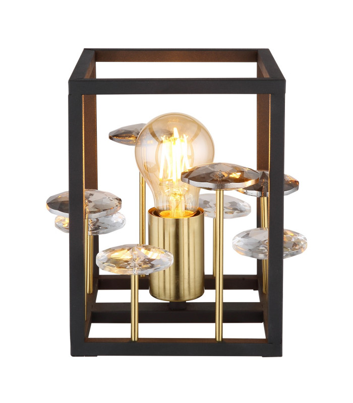 Lisbon Table Lamp Matt Black 1x E27-3