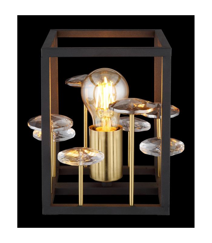 Lisbon Table Lamp Matt Black 1x E27-5