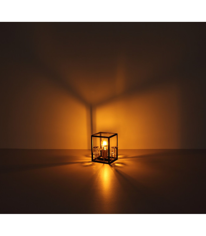 Lisbon Table Lamp Matt Black 1x E27-7
