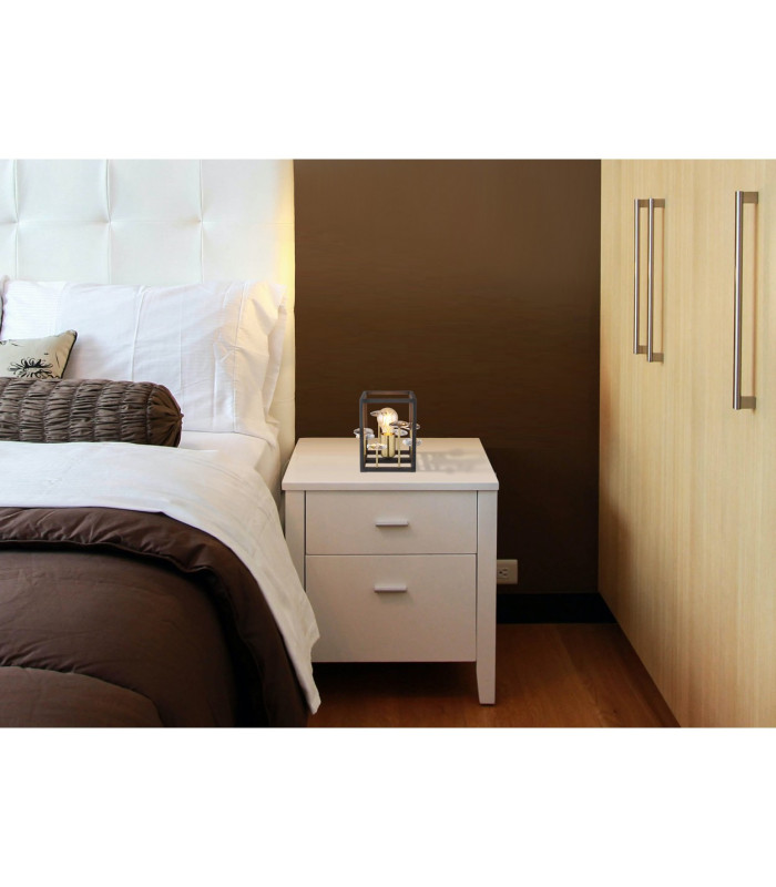 Lisbon Table Lamp Matt Black 1x E27-10