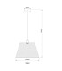 Baku Wire Frame Pendant Ceiling Light Matt Black 1x E27-9