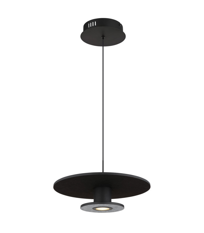 Carter Pendant Ceiling Light Matt Black LED 3000K-1