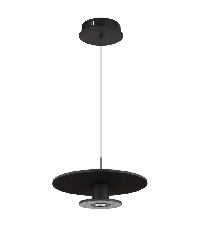 Carter Pendant Ceiling Light Matt Black LED 3000K-2