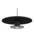 Carter Pendant Ceiling Light Matt Black LED 3000K-3
