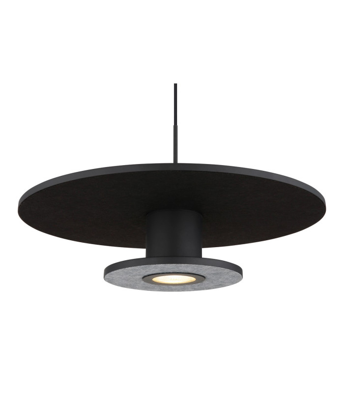 Carter Pendant Ceiling Light Matt Black LED 3000K-3