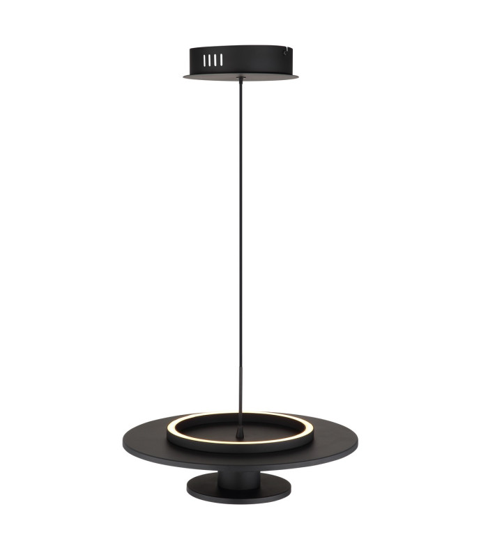 Carter Pendant Ceiling Light Matt Black LED 3000K-4