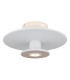 Carter Integrated LED Semi Flush Ceiling Light White Matt LED 3000K-1
